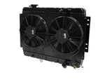 Dewitts Radiator Radiator w/Fans Chevelle 68-72 LS Auto Trans Blk 32-6239003A