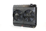 Dewitts Radiator Radiator w/Fans Nova 62-67 LS Man Trans Blk 32-6239010M