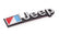 Emblem Jeep Emblem Stick On Official Mopar Licensed Product Black And White w/Raised White Jeep Lettering And Red/White/Blue Amc Logo 1976-1983 CJ5 1976-1986 CJ7 And 1981-1986 CJ8 Scrambler OMIX