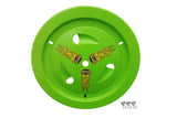Dominator Race Body Wheel Cover Dzus-On Xtr Green 1013-D-XG
