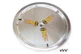 Dominator Race Body Wheel Cover Aluminum Bolt-On 15in Polished 1030-B-POL