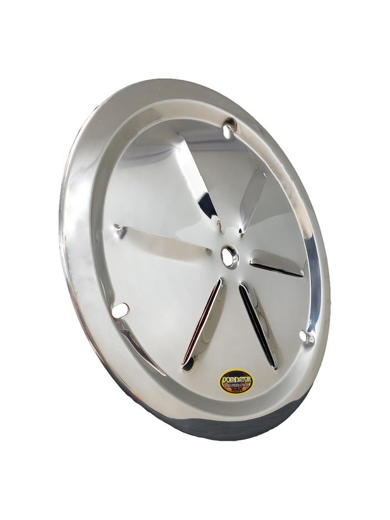 Dominator Race Body Wheel Cover Louver Vent Alum Bolt 15in Polished 1031-B-POL