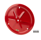 Dominator Race Body Wheel Cover Louver Vent Alum Bolt 15in Red 1031-B-RD