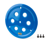 Dominator Race Body Wheel Cover Hole Vent Alum Bolt 15in Blue 1032-B-BL