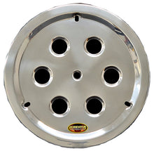 Load image into Gallery viewer, Dominator Race Body Wheel Cover Hole Vent Alum Bolt 15in Polished 1032-B-POL