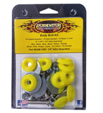 Dominator Race Body Body Bolt Kit Flou Yellow Allen Head 1200-A-FLO-YE