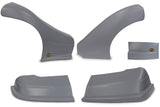 Dominator Race Body Dominator Late Model Nose Kit Gray 2300-GRY