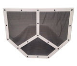 Dominator Race Body Shaker Screen Radiator Mod White DOM-551-WH