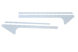 Dominator Race Body Pillar Post Alum White Pair Late Model 810-AL-WH
