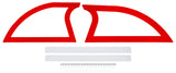 Dominator Race Body Sail Panel Pair Late Model Red 830-RD