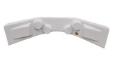 Dominator Race Body Dash Panel Curved White 30in w x 12in d x 6.5in 910-WH