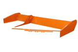Dominator Race Body Spoiler 8in Tall x 72in Orange 2pc 915-OR