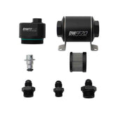 DeatschWerks 70mm Billet Filter Reg 10 Micron 6AN Fittings 8-FFR-070-010K-6
