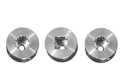 CVF Racing Black Diamond Slotted Design billet window crank handles, universal fit, BD-WC-1-KIT