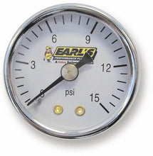 Load image into Gallery viewer, Earl&#39;s Performance Fuel Pressure Gauge 100195ERL