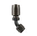 Earl's Performance Power Steering Hose End - 45 Degree -6 AN Steel w/ Black Chromate Finish 154606ERL