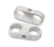 Earl's Performance Hose & Tubing Separator, 3/16", Package of 3, Vibratory Polished 167203ERL