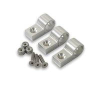Earl's Performance Line Clamp, 1/4", Package Of 6, Polished 170204ERL