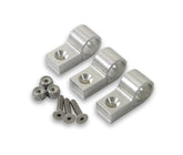 Earl's Performance Line Clamp, 1/2", Package Of 3, Polished 170208ERL