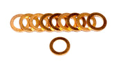 Earl's Performance Metric Copper Crush Washer, Fitting Side 10 mm, I.D. 10 mm, Package of 10 177101ERL
