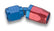 Earl's Performance Earls 45 Degree Auto-Fit Hose End AN -6 - Red/Blue 304606ERL