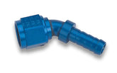 Earl's Performance Earl's Auto-Crimp Hose End - 45 Degree - Size -8 - Blue 704608ERL