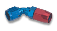 Earl's Performance Earls 60 Degree Swivel-Seal® Hose End AN -6 - Red/Blue 806106ERL