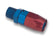 Earl's Performance Earls Straight Swivel-Seal® Hose End -3/8" NPT Male to -6 Hose - Red/Blue 820166ERL