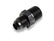 Earl's Performance Straight AN -8 Male to 3/8" NPT Male Adapter - Black AT981608ERL