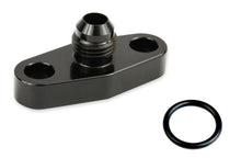 Load image into Gallery viewer, Earl&#39;s Performance Turbo Oil Drain Back Flange  6an - Black GT0003ERL