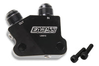 Earl's Performance Earls LS Side Mount Oil Cooler Adapter, 10 AN Male, (2) 1/8" NPT Ports LS0012ERL