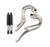Eddie Motorsports Billet Trunk Hinges Polished MS149-05P