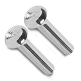 Eddie Motorsports Door Lock Knob Pair Polished MS274-19P