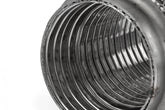 Premium Braided Interlocking Flex Section 63.5mm (2.5 Inch) T304 Stainless Steel 63.5mm (2.5 Inch) Inlet and Outlet, 152.4mm 6 Inch Length APR