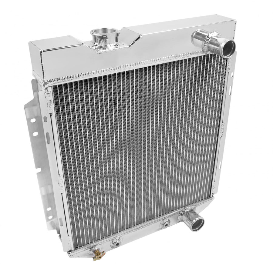Aluminum Radiator 4 Row 1962-1966 Ford/Mercury Mustang, Shelby, Comet, Falcon, Ranchero (260/289/302/427) (4-Row) Frostbite Cooling