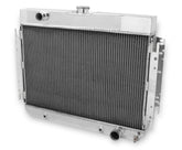 Aluminum Radiator 2 Row 2-Row, 1963-1968 Chevrolet L6/V8 (250/307/324/427) Frostbite Cooling