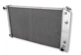 Aluminum Radiator 2 Row 2-Row Radiator For 1963-1990 GM L6/V8 Engines Fits 1967-1990 Chevrolet, 1967-1981 Pontiac, 1966-1990 Oldsmobile Frostbite Cooling