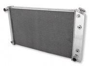 Aluminum Radiator 2 Row 2-Row Radiator For 1963-1990 GM L6/V8 Engines Fits 1967-1990 Chevrolet, 1967-1981 Pontiac, 1966-1990 Oldsmobile Frostbite Cooling