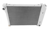 Aluminum Radiator 2 Row 1964-1988 Chevrolet/Buick/Gmc/Olds/Pontiac L6/V6/V8 (225/229/230/231/250/252/260/265/300/307/350) (2-Row) Equipped With 20-3/4 Inch Wide Core Frostbite Cooling