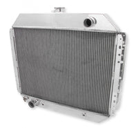 Aluminum Radiator 4 Row 1966-1979 Ford P/U & Suv V8 (302/351/352/360/361/390/400/460) (4-Row) W/ 19 Inch Tall Core Frostbite Cooling