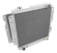 Aluminum Radiator 2 Row 1987-2006 Jeep Wrangler L4/L6 (2.4L/2.5L/4.0L) (2-Row) Frostbite Cooling