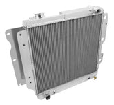Aluminum Radiator 3 Row 1987-2006 Jeep Wrangler L4/L6 (2.4L/2.5L/4.0L) (3-Row) Frostbite Cooling