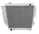 Aluminum Radiator 3 Row 1987-2006 Jeep Wrangler L4/L6 (2.4L/2.5L/4.0L) (3-Row) Frostbite Cooling