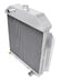 Aluminum Radiator 3 Row Aluminum Radiator 3-Row 1949-1953 Ford Passenger Vehicles W/Chevy V8 Frostbite Cooling