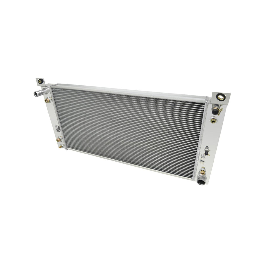 Aluminum Radiator 3 Row 1999-2011 Silverado/Sierra Tahoe Suburban Yukon With Oil And Transmission Cooler Frostbite Cooling