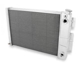 Aluminum Radiator, W/ GM LS Swap 3 Row Direct Fit For 1967-1969 Camaro/Firebird With 23 Inch Inch Wide Core Crossflow Radiator For GM LS Swap 4.7/5.3/6.0/6.2/7.0L (3-Row) Frostbite Cooling