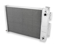 Aluminum Radiator, W/ GM LS Swap 3 Row Direct Fit For 1967-1969 Camaro/Firebird With 23 Inch Inch Wide Core Crossflow Radiator For GM LS Swap 4.7/5.3/6.0/6.2/7.0L (3-Row) Frostbite Cooling