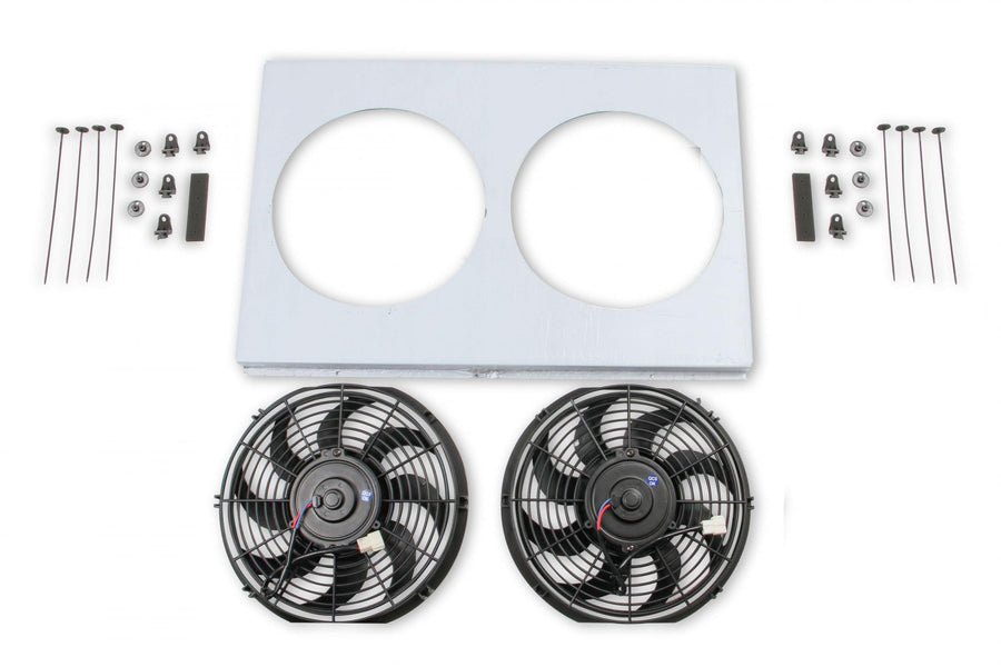 High Performance Fan/Shroud Pkg High Performance Series 2X12 Fan Fits Fb162, Fb163, Fb164, And Fb302 Radiators Frostbite Cooling