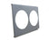 Direct Fit Aluminum Fan Shroud Direct Fit Fan Shroud 2 X 11.25 Inch Openings For Fb162, Fb163, Fb164, Fb302 Radiators Frostbite Cooling