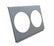 Direct Fit Aluminum Fan Shroud Direct Fit Fan Shroud 2 X 11.25 Inch Openings For Fb162, Fb163, Fb164, Fb302 Radiators Frostbite Cooling